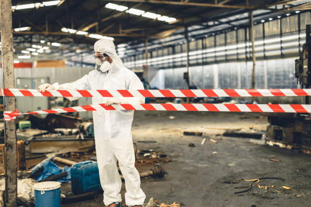 Professional Trauma Scene Cleanup technician working in Lake Grove, NY